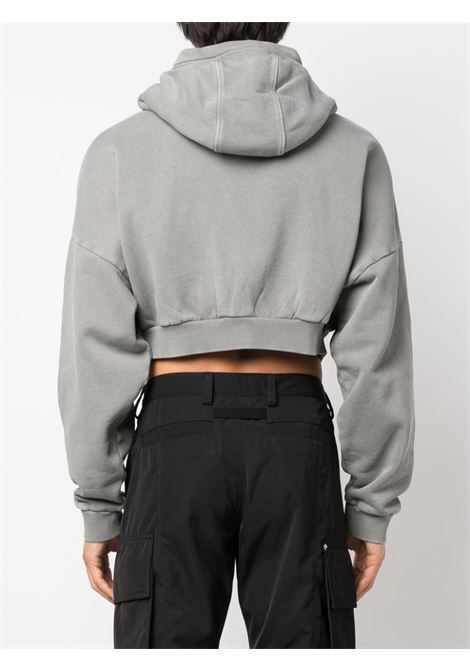 Grey stand-up collar zip-up sweatshirt - ENTIRE STUDIOS -  unisex ENTIRE STUDIOS | ES2156RH